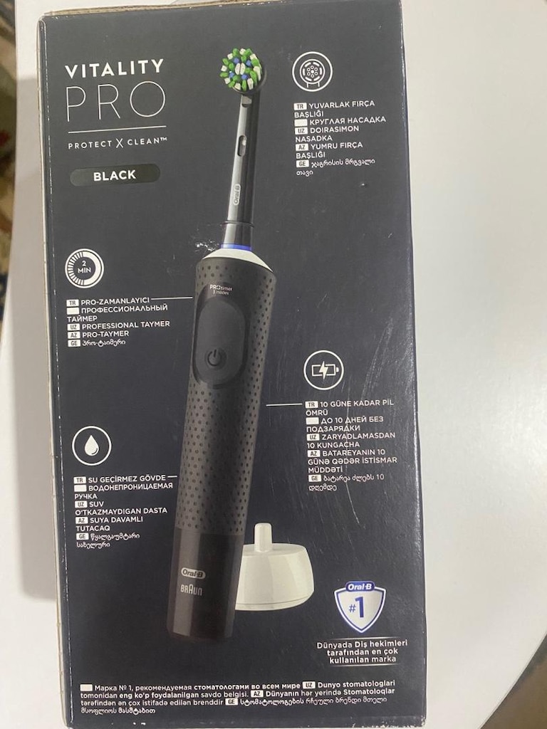 KAPALI KUTU~ Oral-B D103 Vitality Pro Cross Action şarjlı diş fırçası - 2