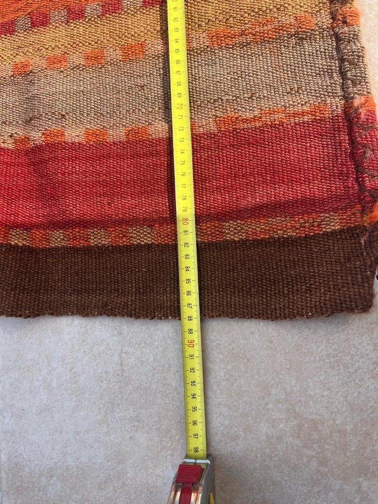 antika el dokuma yün kilim - 2
