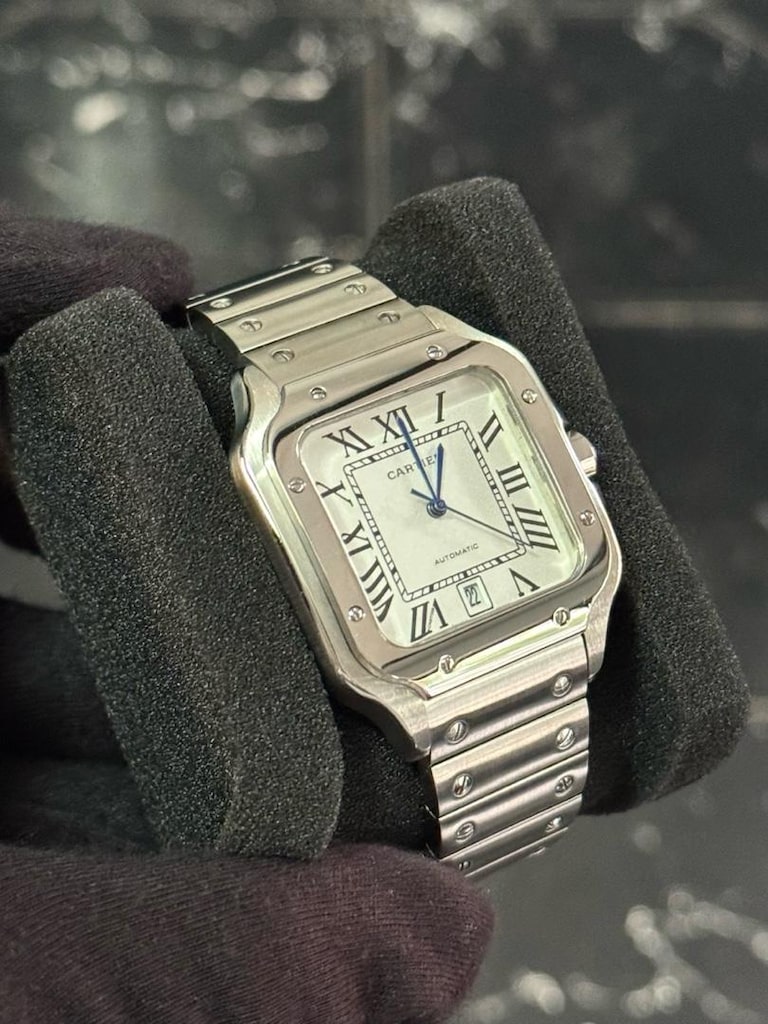 Cartier Santos Beyaz (Otomatik) - 4