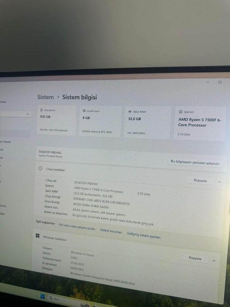 OYUNCU BİLGİSAYARI SIFIR CİHAZ - 4
