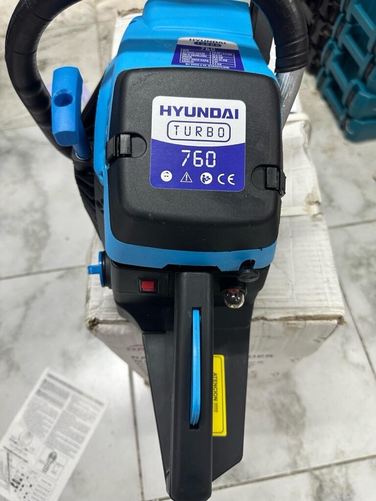 hundai benzinli ağaç kesme motoru 52 cm palası 2.9 hp gücünde 38 diş - 3