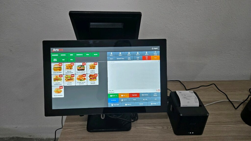 ÇİFT EKRAN POS-PC 18.5' EKRAN 10.1' IKINCI EKRAN - 10
