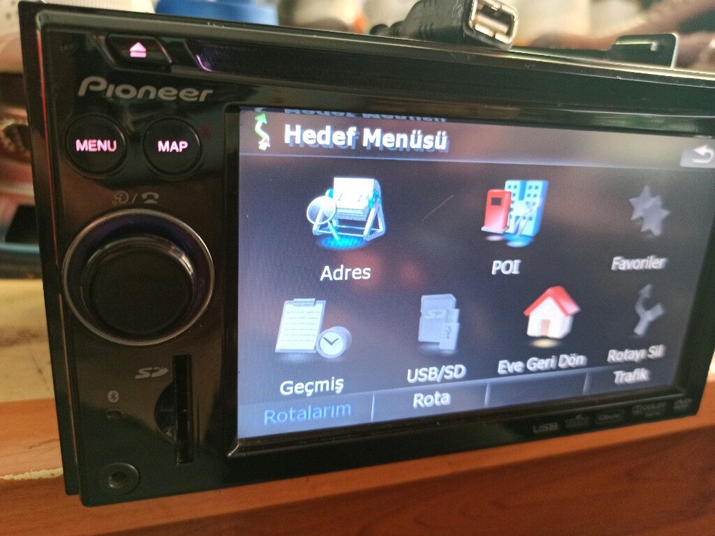 eski seri Pioneer USB AUX RADYO 3ANFİ CİKİSLİ OTO TEYP sorunsuz durumd - 2