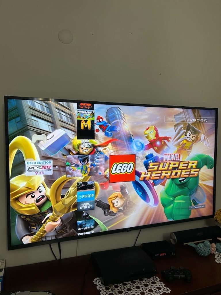 PS3 iki kol ve içinde güncel oyunlar yüklü - 9