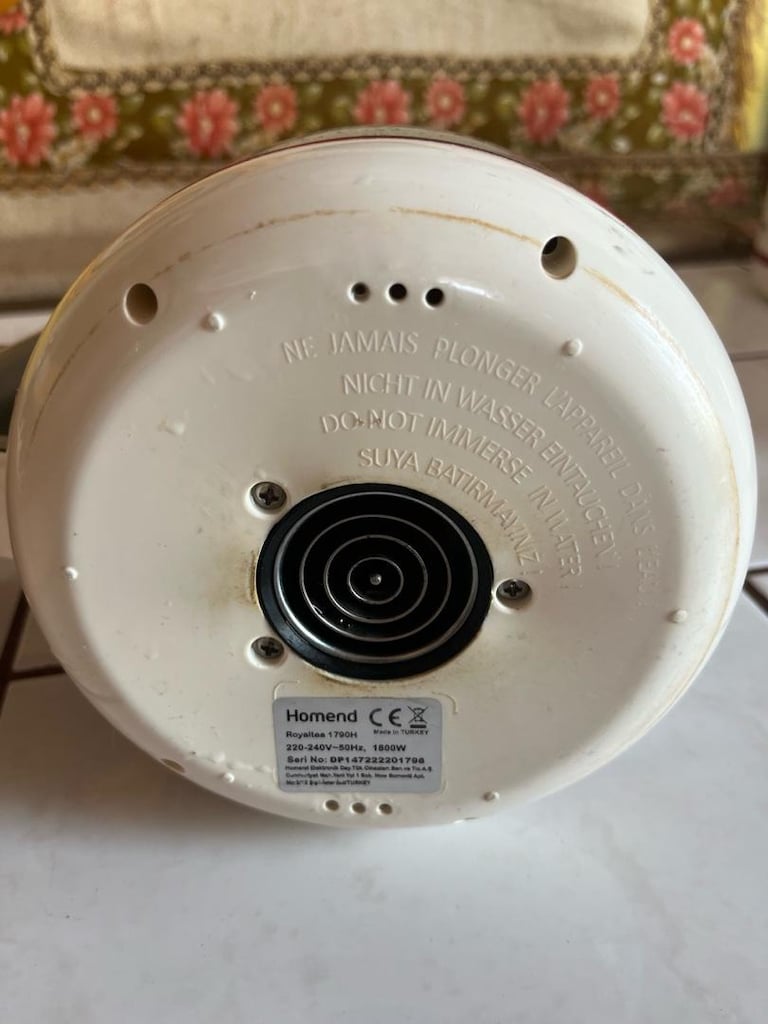 Homend Royaltea 1790H Çay Makinesi Su Haznesi - 7