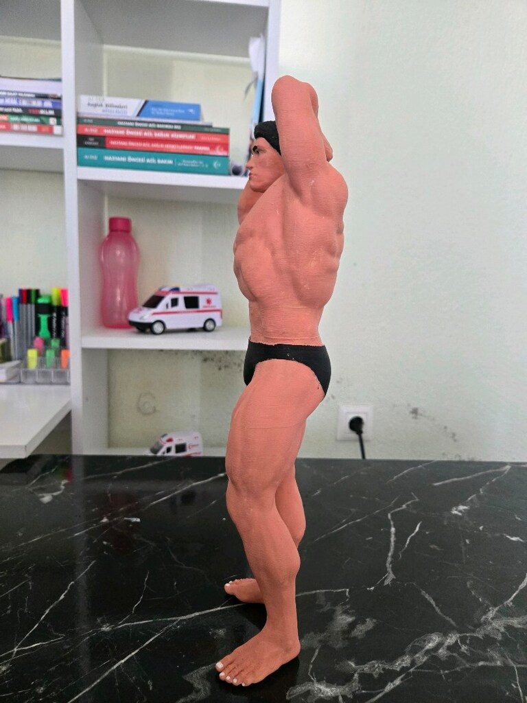 Arnold Schwarzenegger 3d figür 40 cm boyutundadır - 2