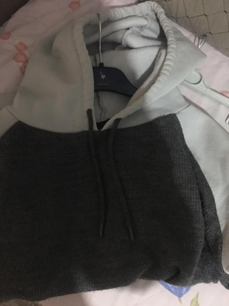 TrendyolMilla Gri Kapüşonlu Sweatshirt m - 5