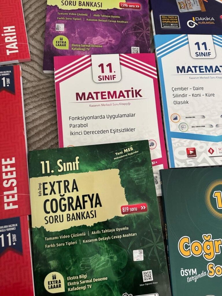 11.sınıf eşit ağırlık test kitapları (11 adet) - 4