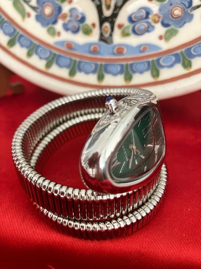 Bulgari Serpenti Yeşil Kadranlı kadın Saat.. - 7