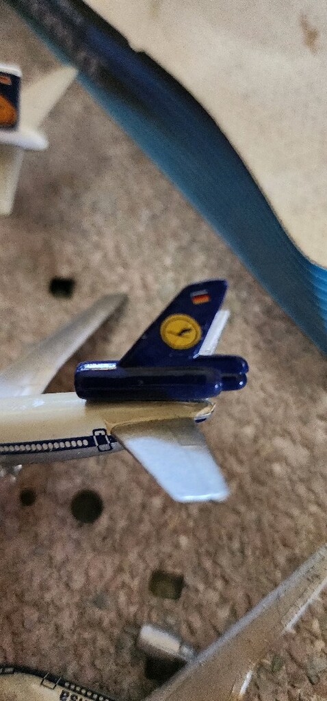 Diecast Lufthansa 4 adet metal uçak maketi - 4
