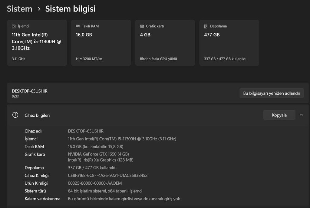 Lenovo IdeaPad Gaming 3 i5 - 2