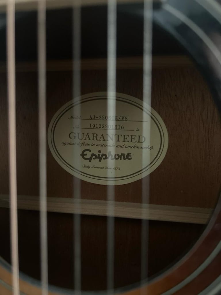 Epiphone akustik gitar - 3
