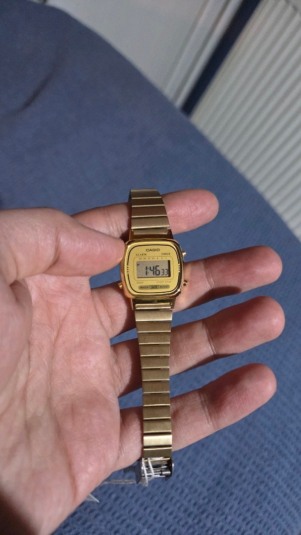 Casio gold kadın saati - 5