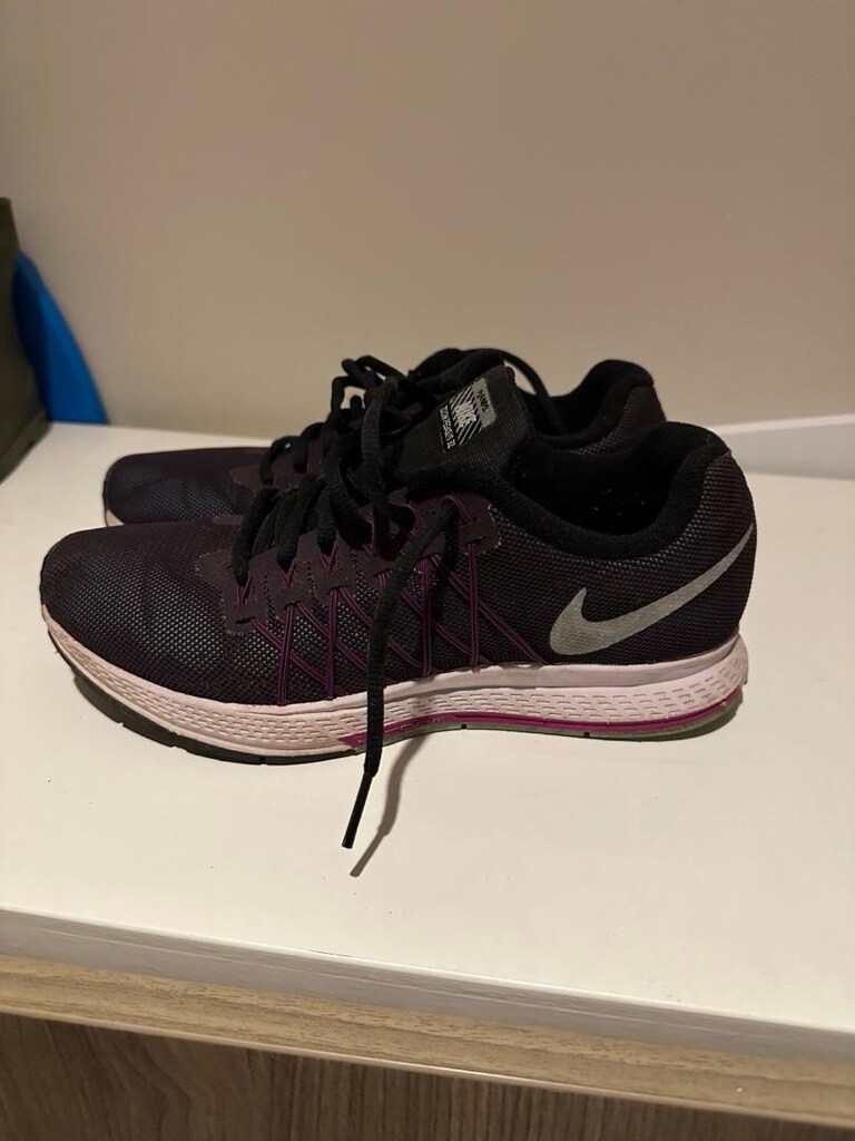 Nike Air Zoom Pegasus 32 (Kadın - Siyah/Mor/Gümüş) modeli - 3