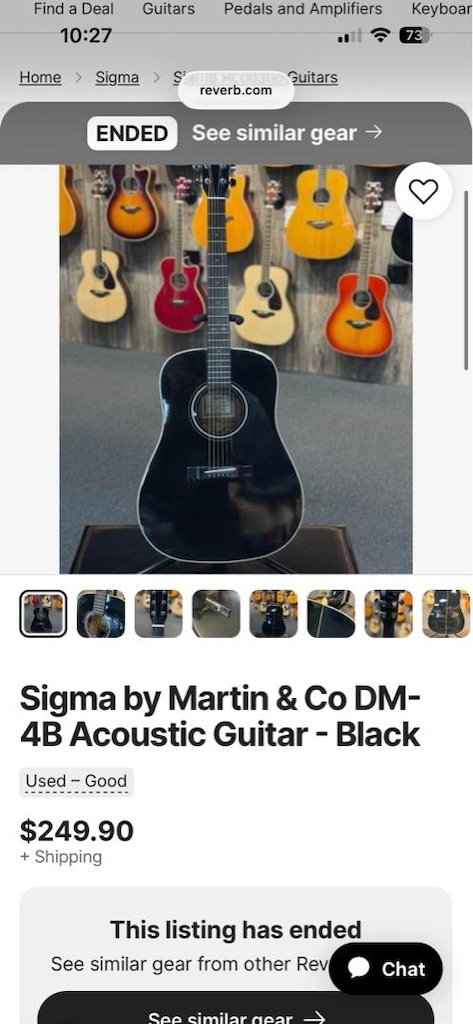 Sigma by Martin & Co DM-4B Akustik Gitar