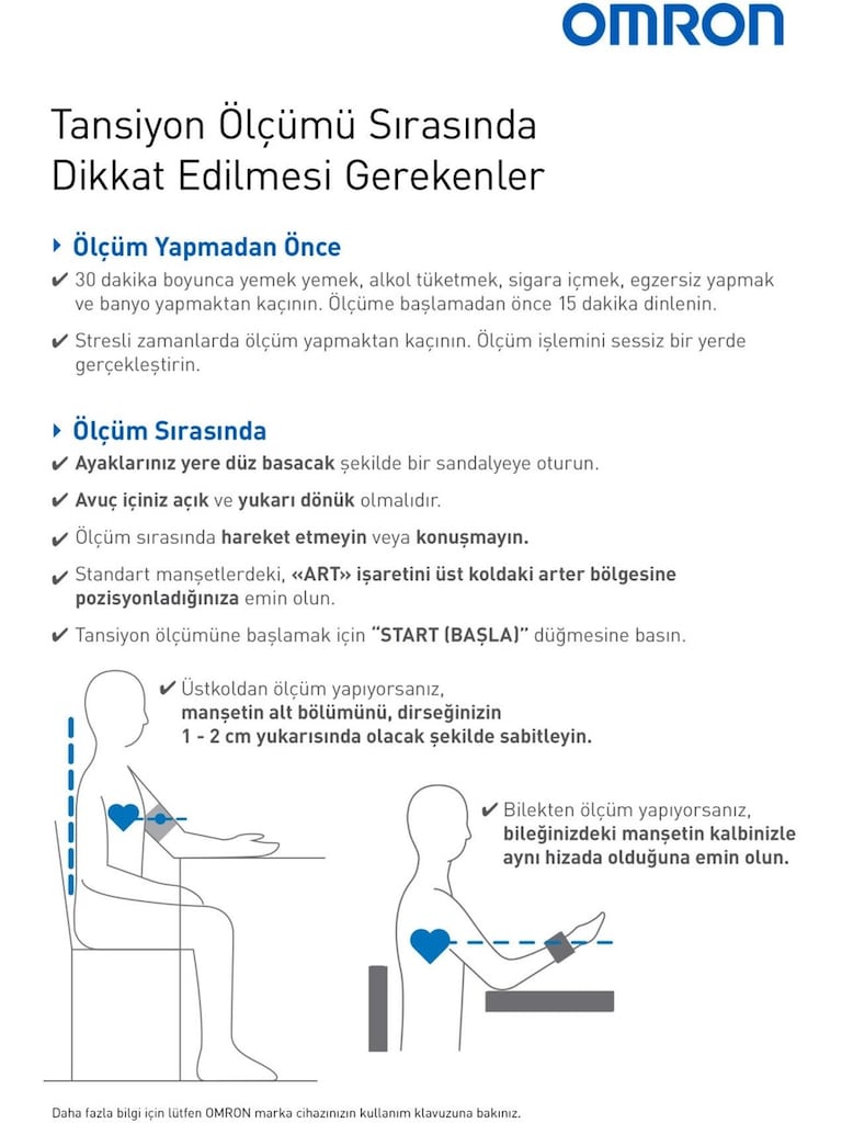 Omron M2+ Digital Koldan Ölçer Tansiyon Aleti - 4
