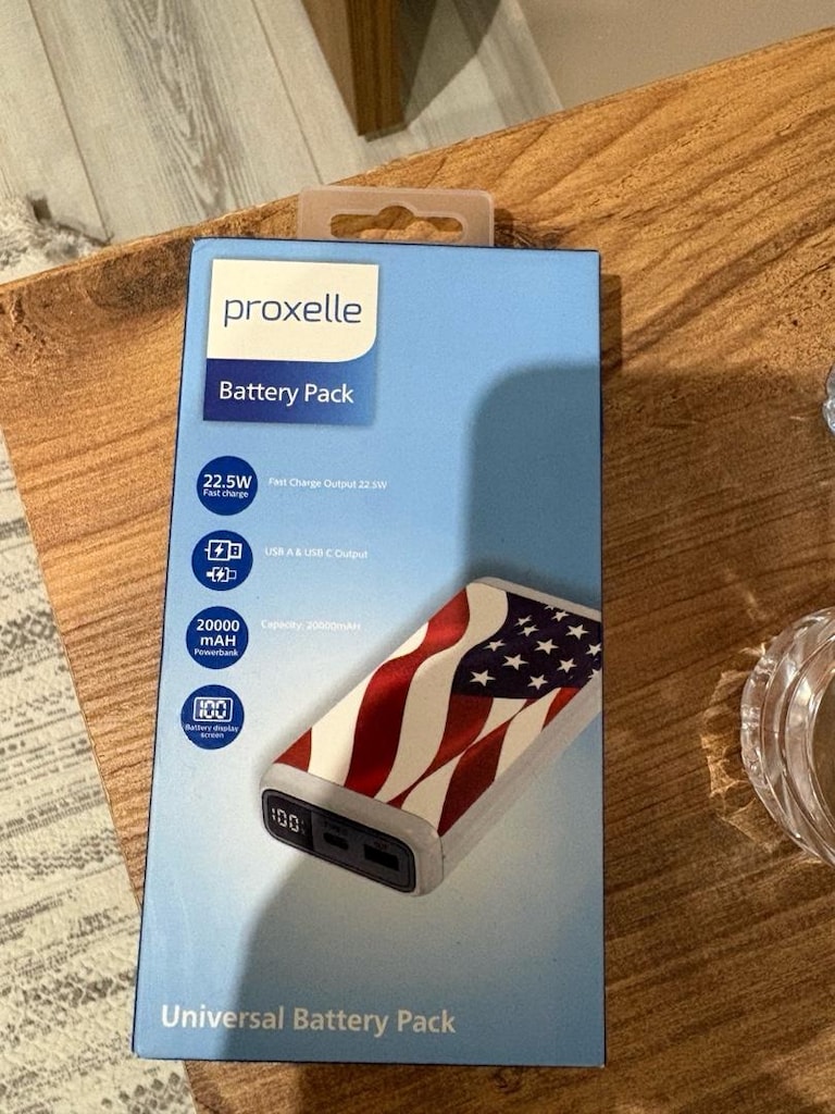 Sıfır Proxelle 20.000 mAh 22.5W Hızlı Şarj Powerbank