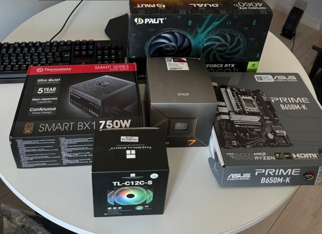 GAMİNG PC RTX4060Tİ-RYZEN 7 7700-32 DDR5-1TBSSD-750W - 4