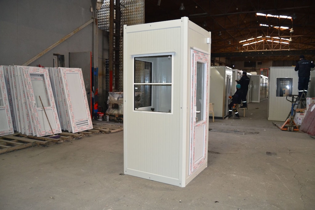 KABİNKONTEYNER YAPI KAMPANYA 110X110 GÜVENLİK KABİNİ BEKÇİ KULÜBESİ - 4