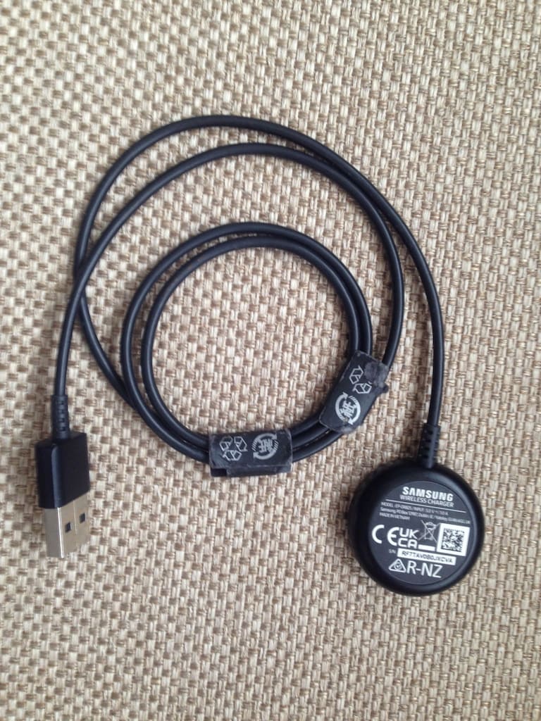 Samsung Galaxy Watch Manyetik Şarj Kablosu Kablosuz Şarj