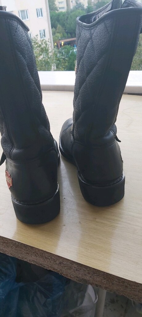 Giyilmiş Unisex Harley Davidson 39 Numara Çizme - 4