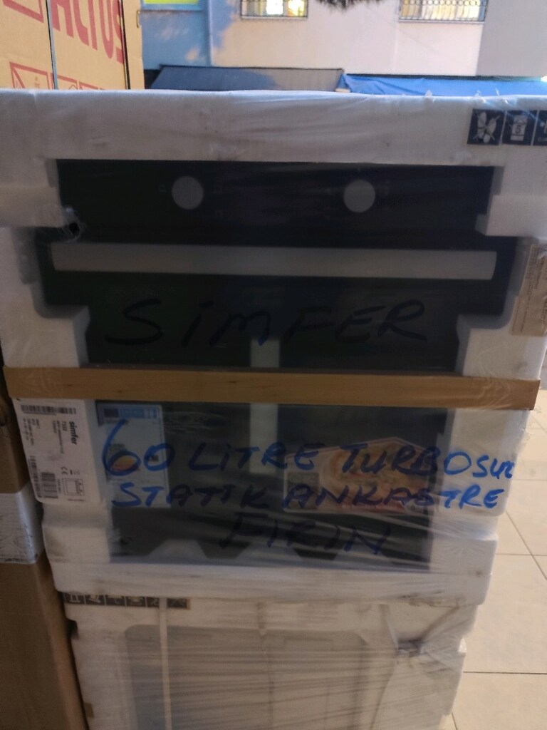 Simfer 7332 siyah ankastre fırın statik (tubosuz) sıfır - 2