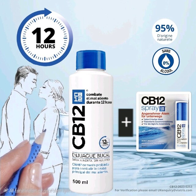 CB12 500ml. ve Sprey (Halitozis / Halitosis) İçin, Orijinal