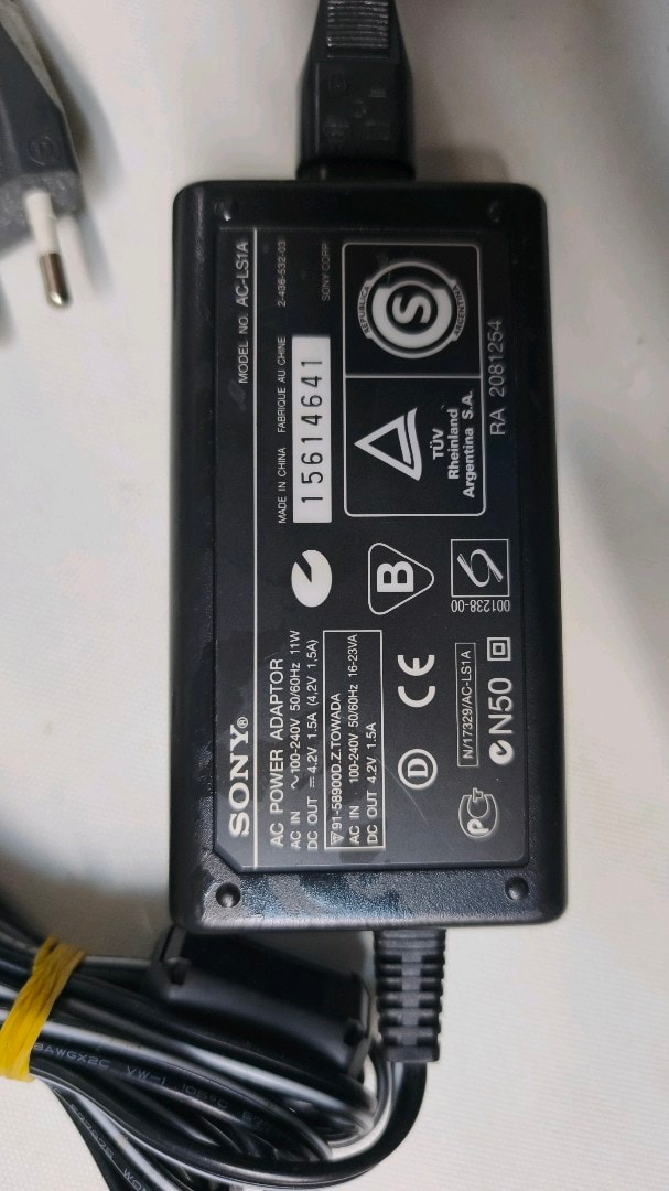 Orijinal Sony AC-LS1A Kamera Adaptörü (4.2V 1.5A) - Sorunsuz - 4