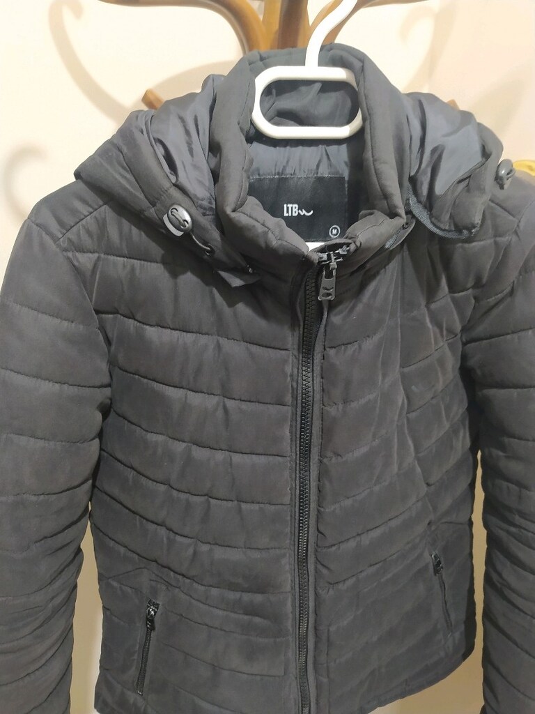 kadın siyah şişme mont - 8