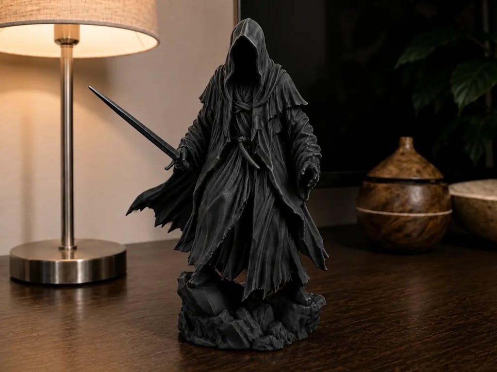 Alacakaranlık Nazgul-18 cm 3D Baskı Heykel Dekorasyon & Koleksiyon - 8