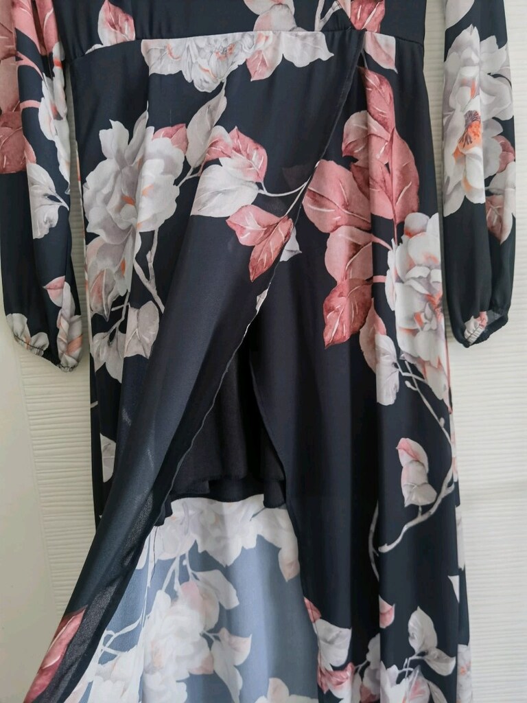 Batik şifon elbise - 4