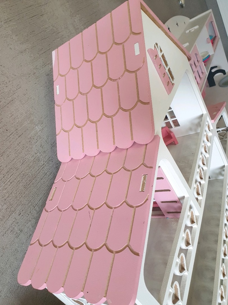 Ahşap Oyuncak Evi Barbie Evi - 11
