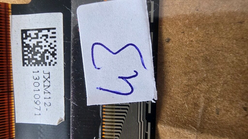 JXM12-13010971 / 070GFF07 V3 KM kodlu tablet Dokunmatik ekran modülü - 3