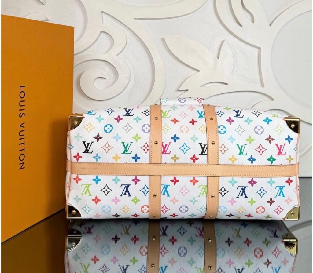 Louis Vuitton Multicolor Keepall Seyahat Çantası (Kutulu / Eksiksiz) - 5