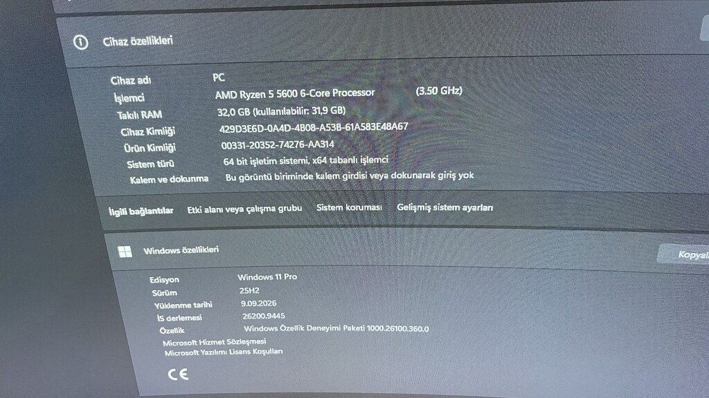 RX7600 8GB EKRAN KARTI R5 5600 İŞLEMCİ CANAVAR - 3