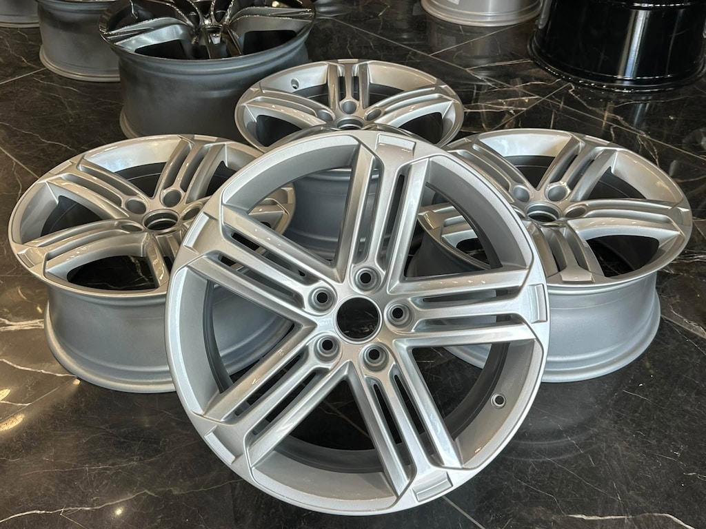 18 JANT 5X112 VW SEAT SKODA AUDİ ORJİNAL SIFIR AYARINDA TAKIM - 7