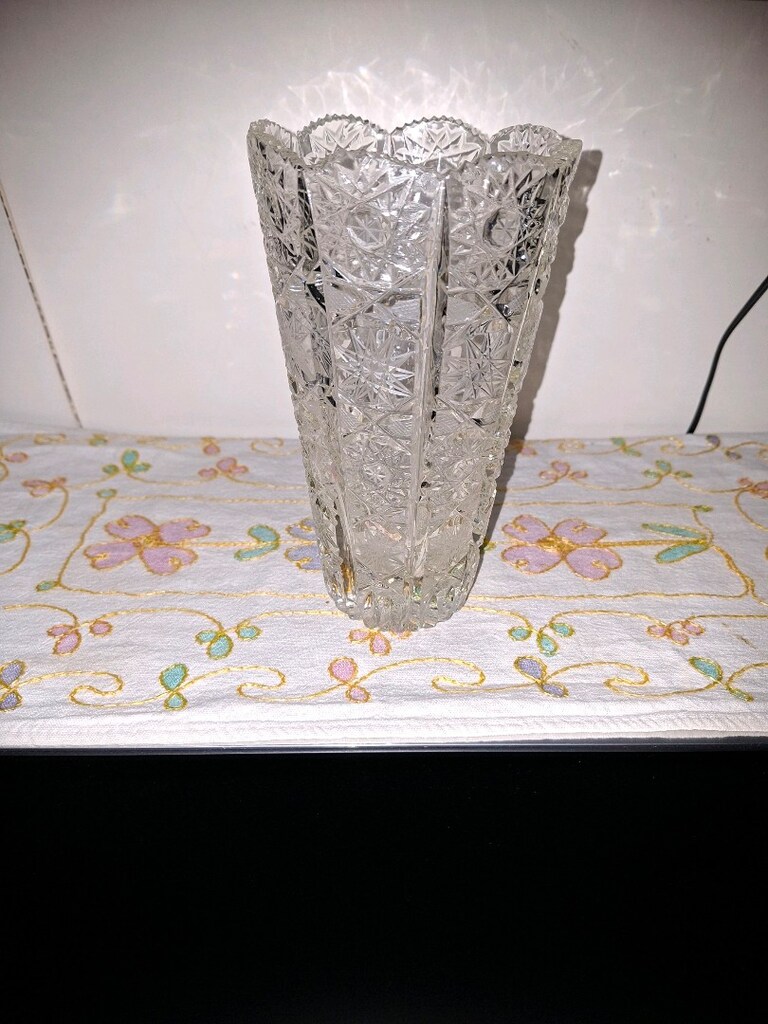 KRİSTAL VAZO VE KÜLTABLASI BİRLİKTE Takım - 3