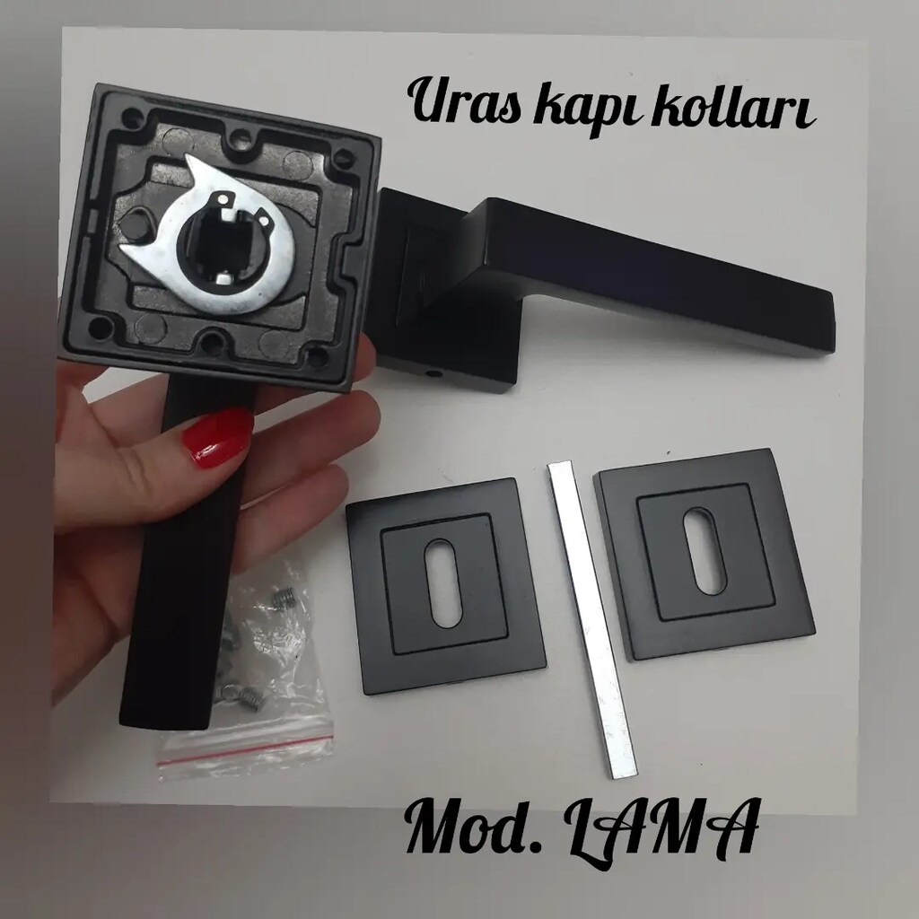 LAMA KARE ROZETLİ KAPI KOLU İMALATTN SATIŞ UYGUN FIYAT - 5