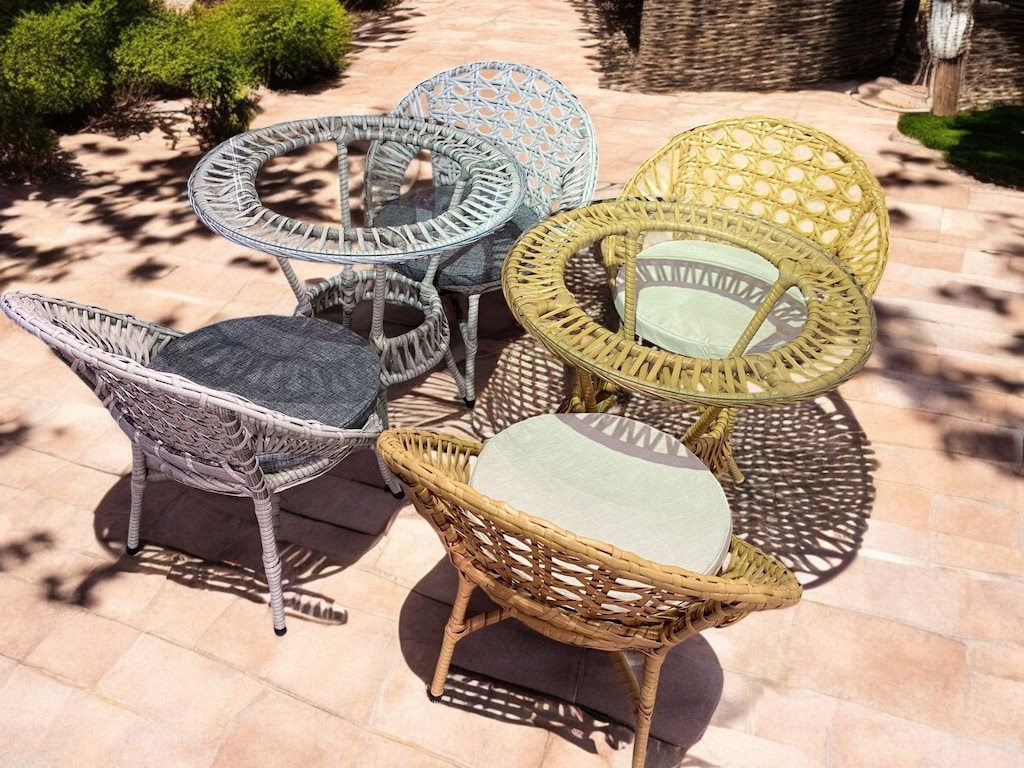 STAR 2'Lİ BALKON TAKIMI | RATTAN BALKON TAKIMI | BAHÇE TAKIMI - 4