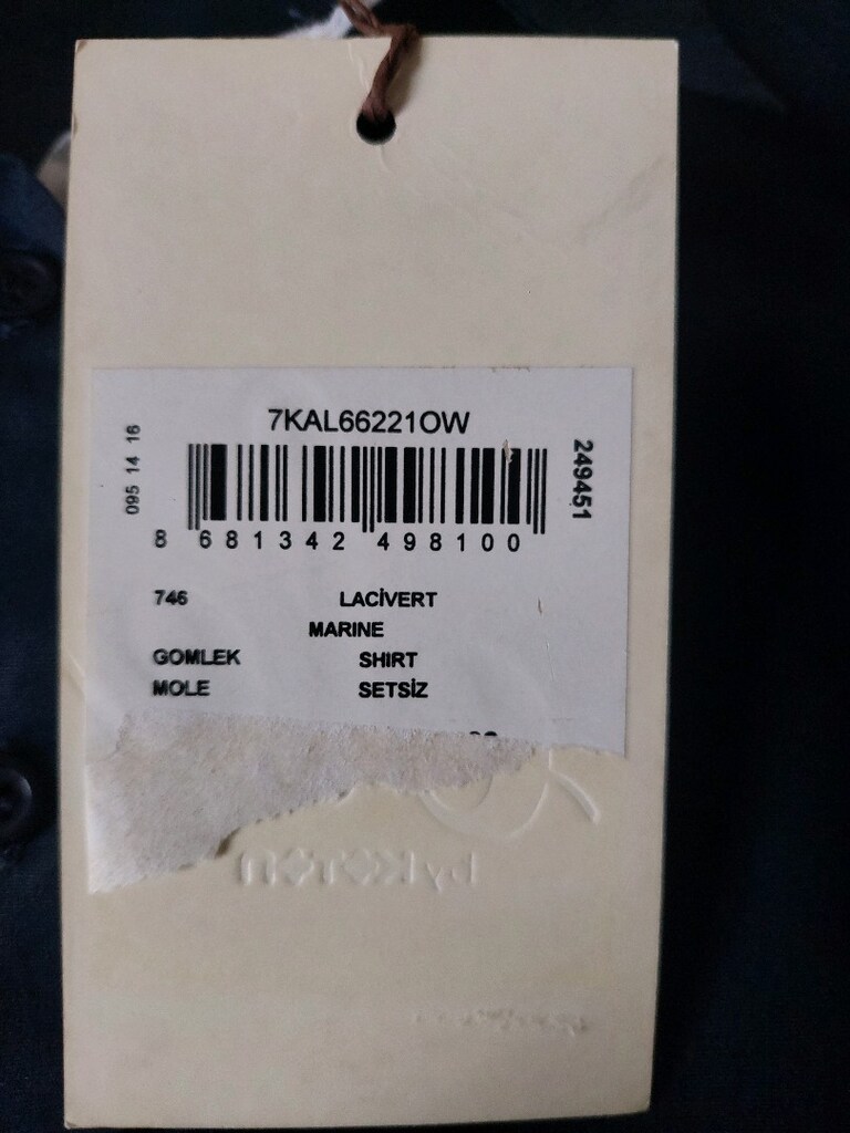 KOTON-OLE bayan lacivert gömlek - 11