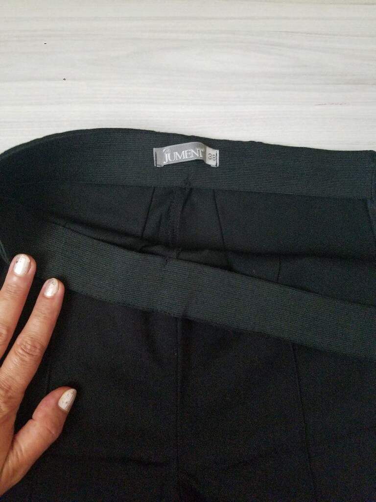 Siyah dar paça pantalon - 2
