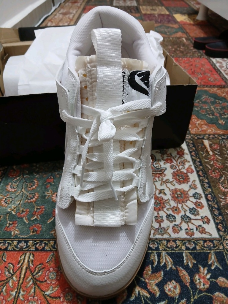 Nike dunk jumbo 46 numara beyaz spor ayakkabı Hiç kullanılmadı - 2