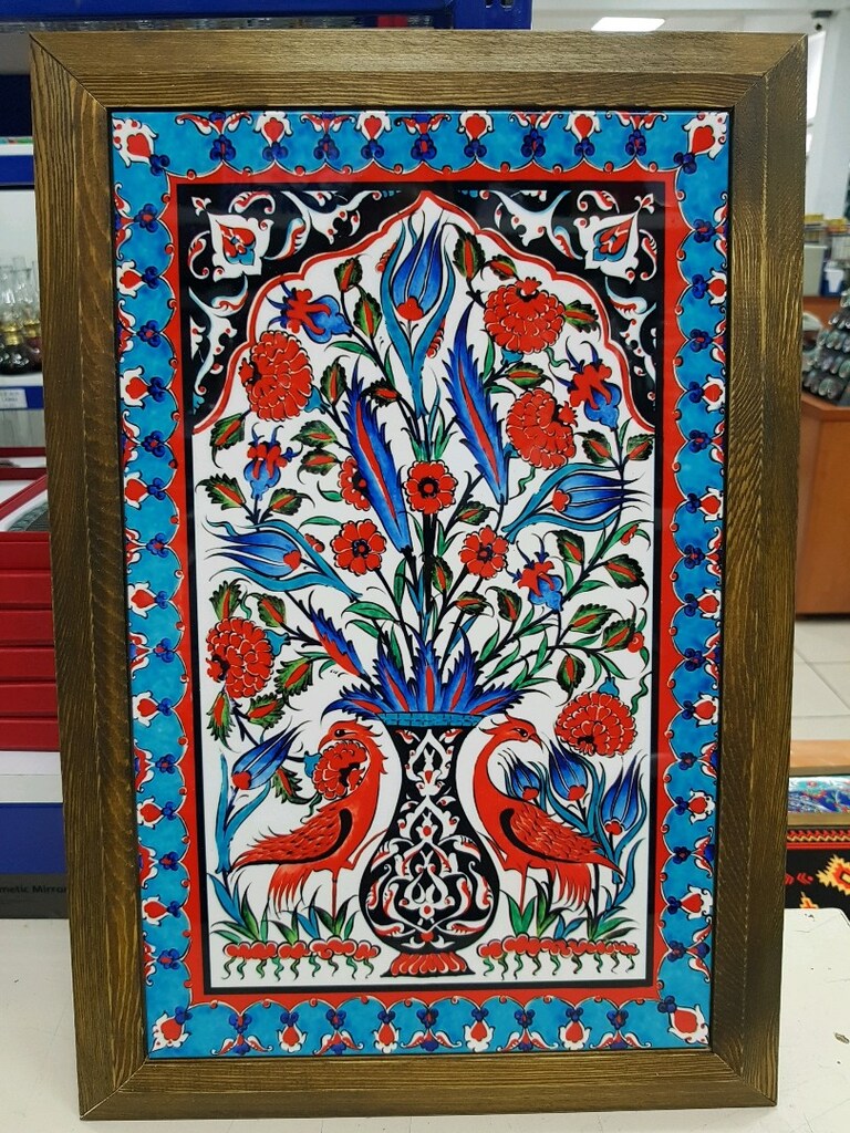 25x40 Seramik Ahsap Cerceveli Tablo - 9
