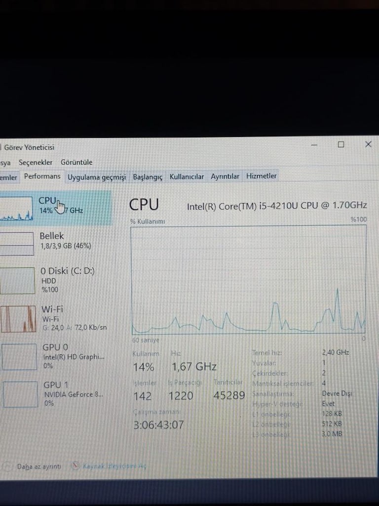 FİYAT SON ! HP i5 Laptop - 10