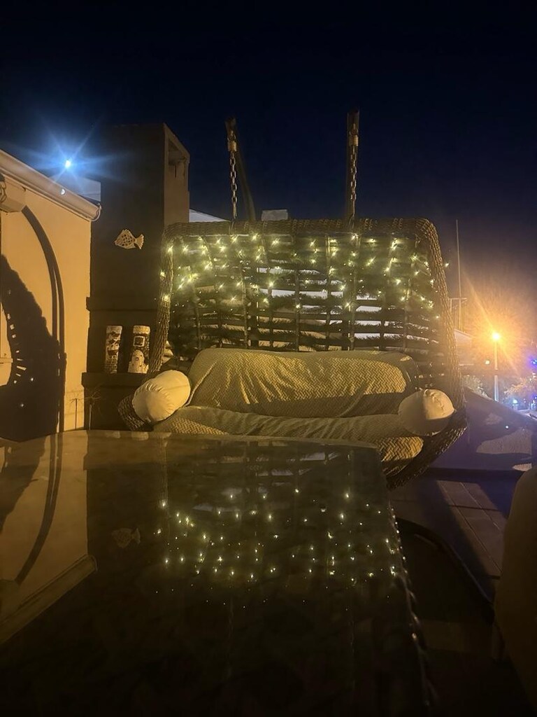 rattan salıncak