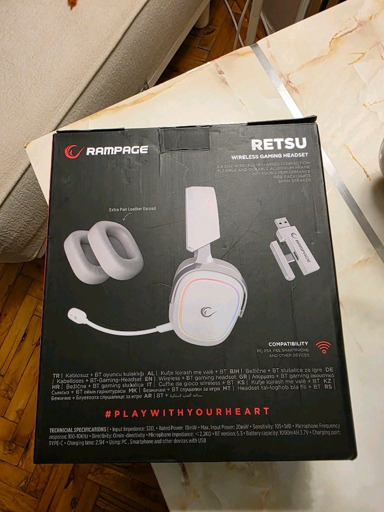 Rampage Retsu Kablosuz Oyuncu Kulaklığı - 2