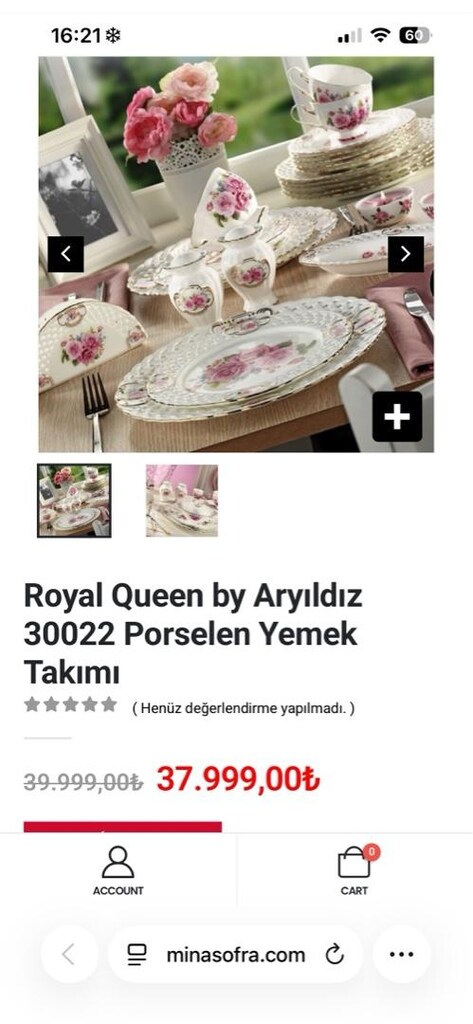 Aryıldız Royal Queen 12 kişilik Yemek Takımı 83 parça - 13