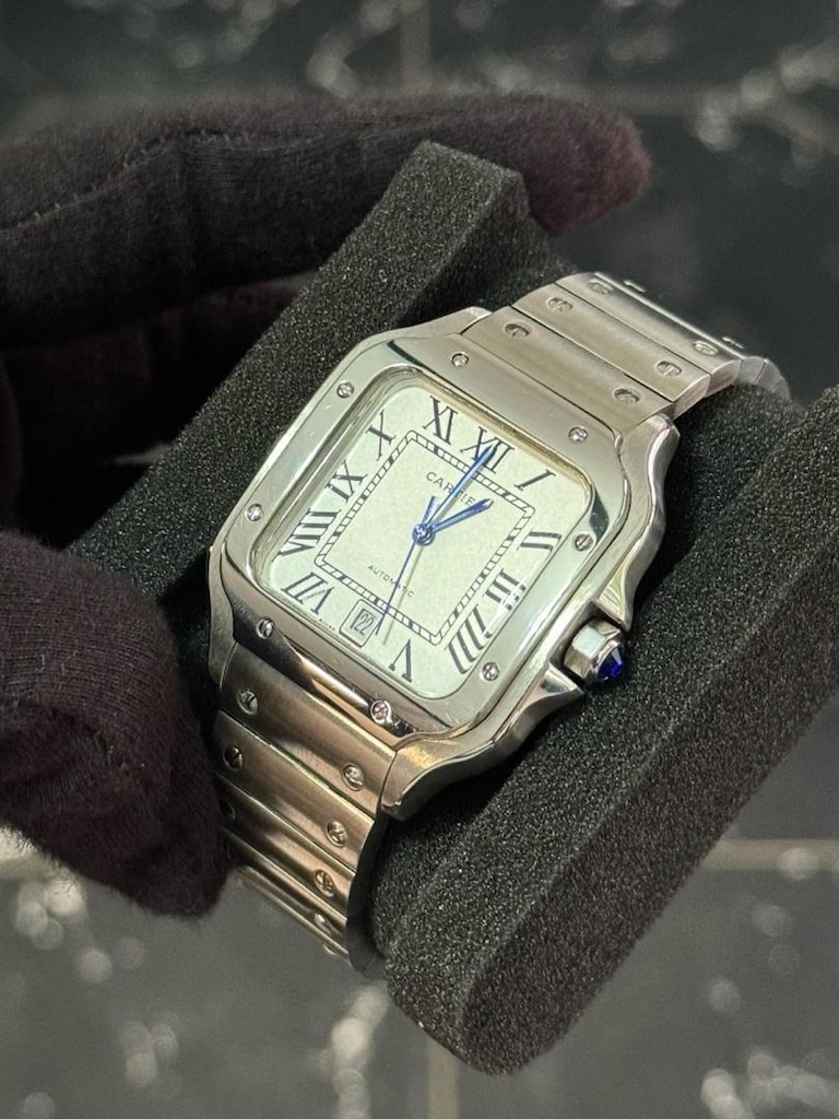 Cartier Santos Beyaz (Otomatik) - 3