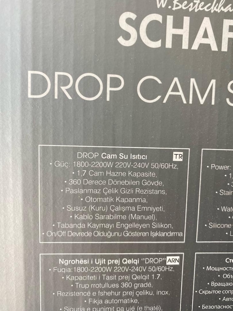 SCHAFER CAM SU ISITICI SIFIR KUTULU GARANTİLİ - 4
