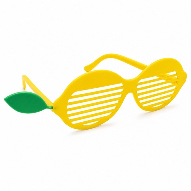 Yapı3D Limon Tasarımlı Eğlenceli Parti Gözlüğü – Renkli Stil